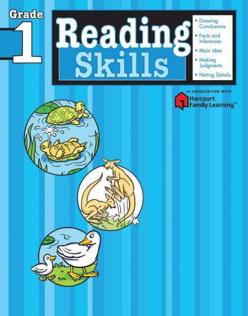 Reading Skills: Grade 1 (Flash Kids Harcourt Family Learning)