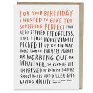 Awkward Birthday Card
