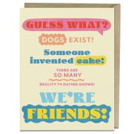 Guess What? Friends! Card